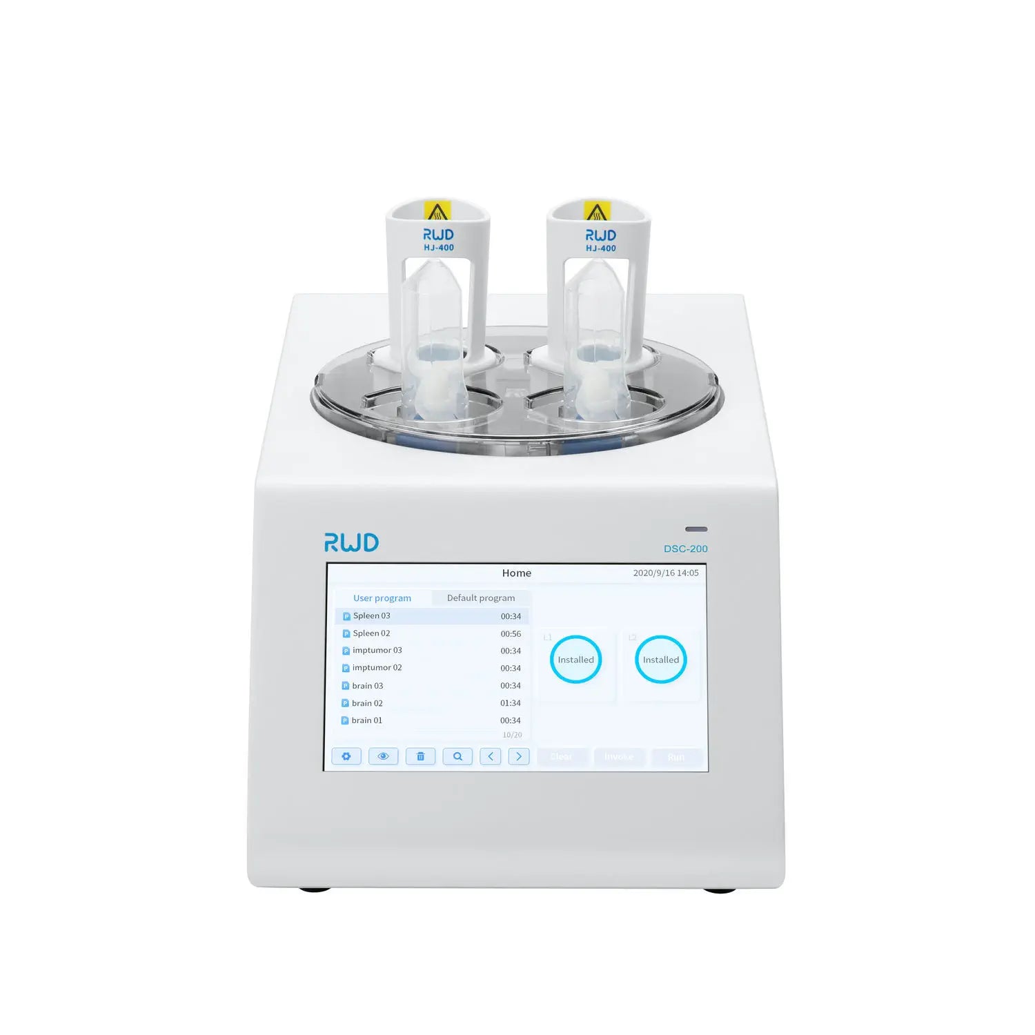 Dissociatore per Sospensione Unicellulare DSC-200 | 2 Campioni in Parallelo Dissociatore per Sospensione Unicellulare DSC-200 | 2 Campioni in Parallelo