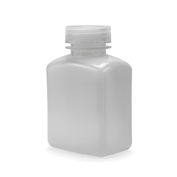 Bottiglia Rettangolare in HDPE per Laboratorio Chimico e Biochimico