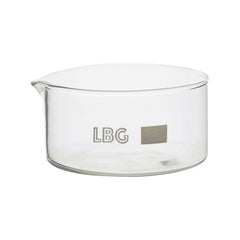 Cristallizzatore con becco in vetro borosilicato
