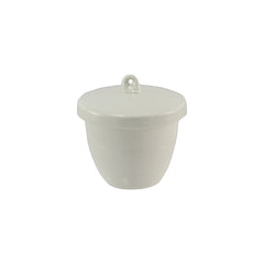 Crogiolo in Porcellana Forma Media con Coperchio - Basic Line
