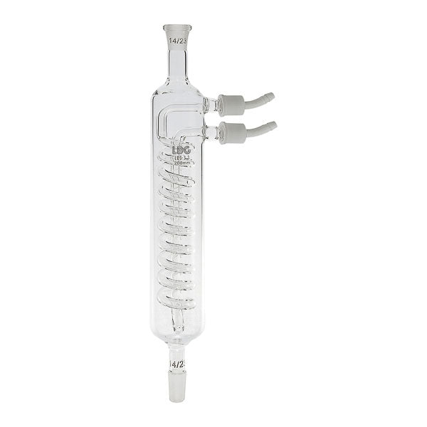 Refrigerante Dimroth con Raccordi in PTFE