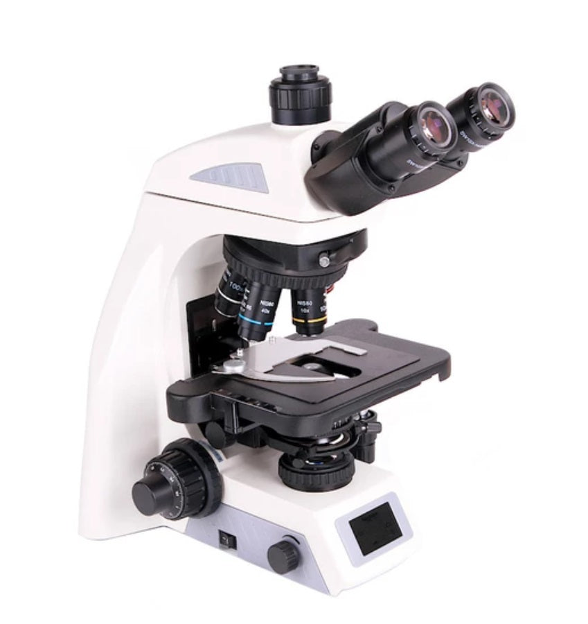 Microscopio dritto Nexcope NE620 binoculare o trinoculare per campo chiaro contrasto di fase DIC e fluorescenza