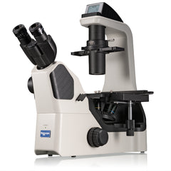 Microscopio Invertito Nexcope NIB620 per Colture Cellulari – Campo Chiaro, Contrasto di Fase, Emboss, Hoffmann e Fluorescenza FL