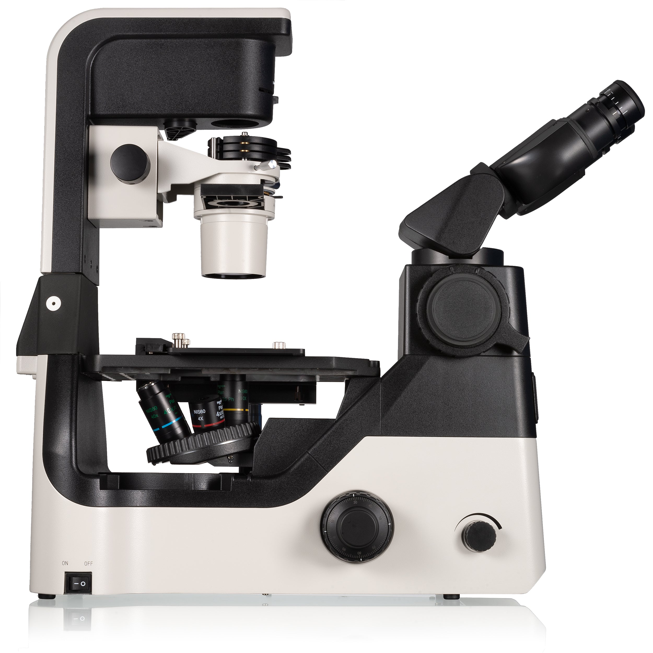 Microscopio Invertito Nexcope NIB630 con Tubo Trinoculare Ergonomico – Campo Chiaro, Contrasto di Fase, Emboss, Hoffmann e Fluorescenza FL