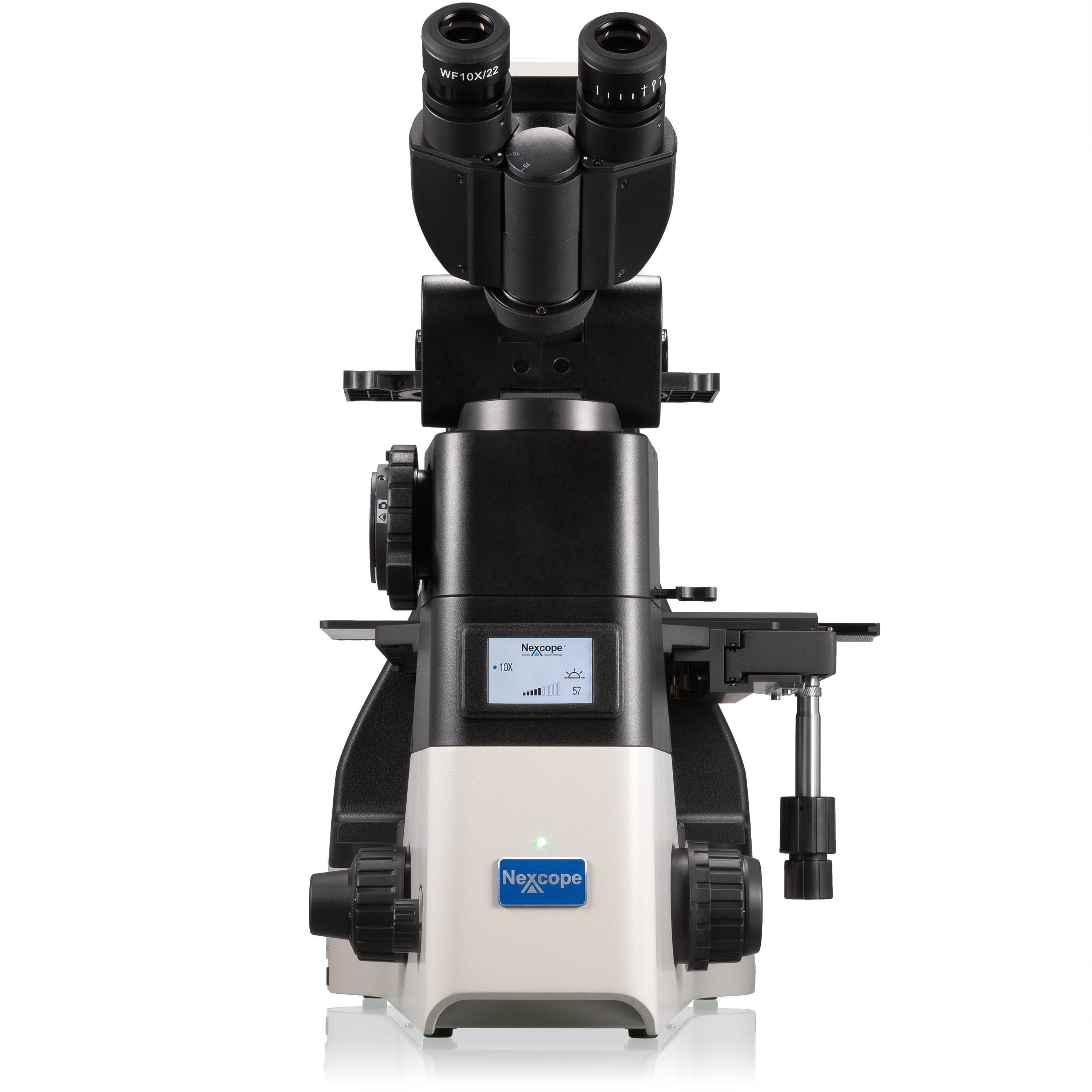 Microscopio Invertito Nexcope NIB630 con Tubo Trinoculare Ergonomico – Campo Chiaro, Contrasto di Fase, Emboss, Hoffmann e Fluorescenza FL