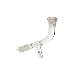 Raccordo Adattatore Tipo Curvo 105° con Tubo Interno e Portagomma Laterale