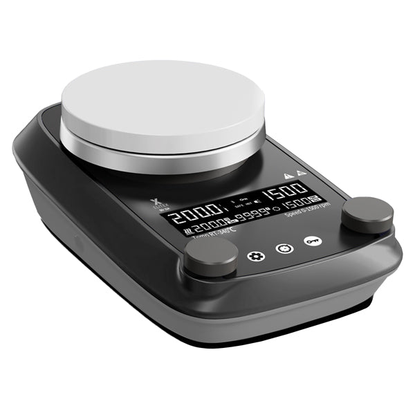 AGITATORE MAGNETICO DIGITALE CON RISCALDAMENTO FINO A 340 °C, STIR 32A, 20 L