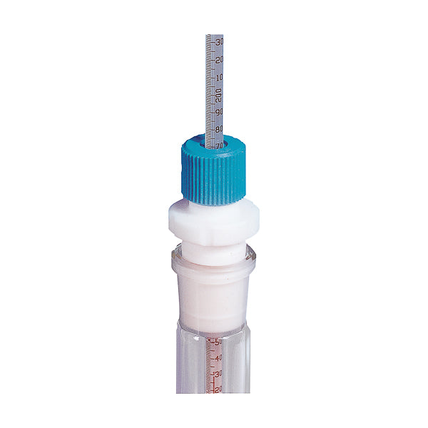 Raccordo Adattatore per Termometro, in PTFE con Guarnizione in Viton